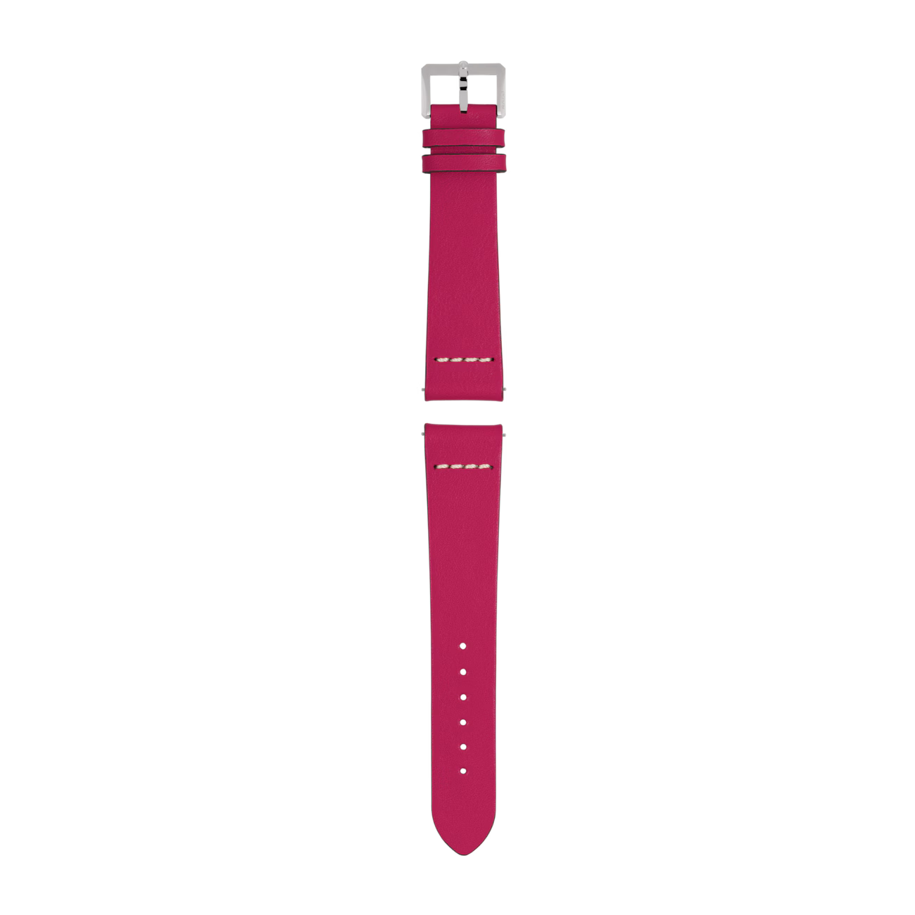 Pink leather strap