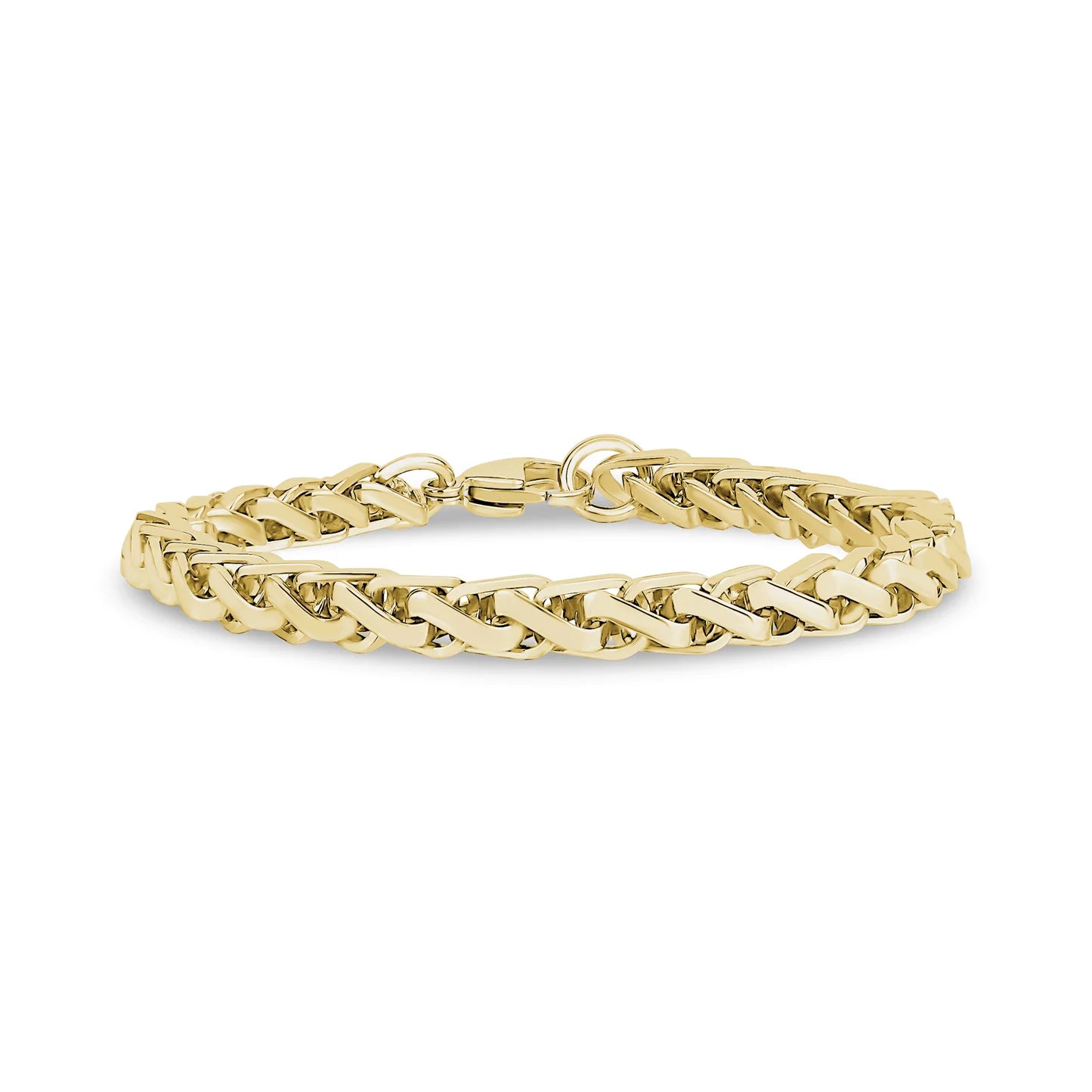 7MM BRAIDED LINK BRACELET