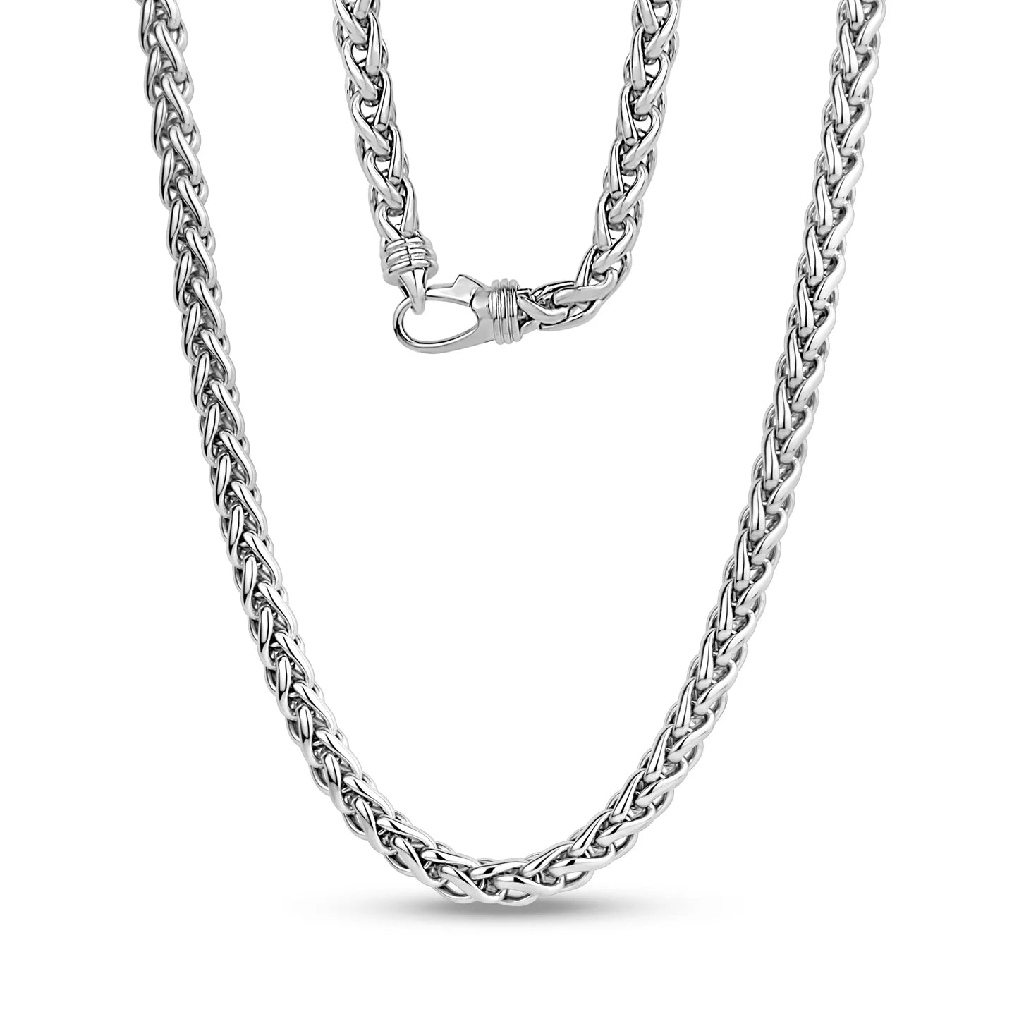 CUSTOM CLASP WHEAT CHAIN (6MM)