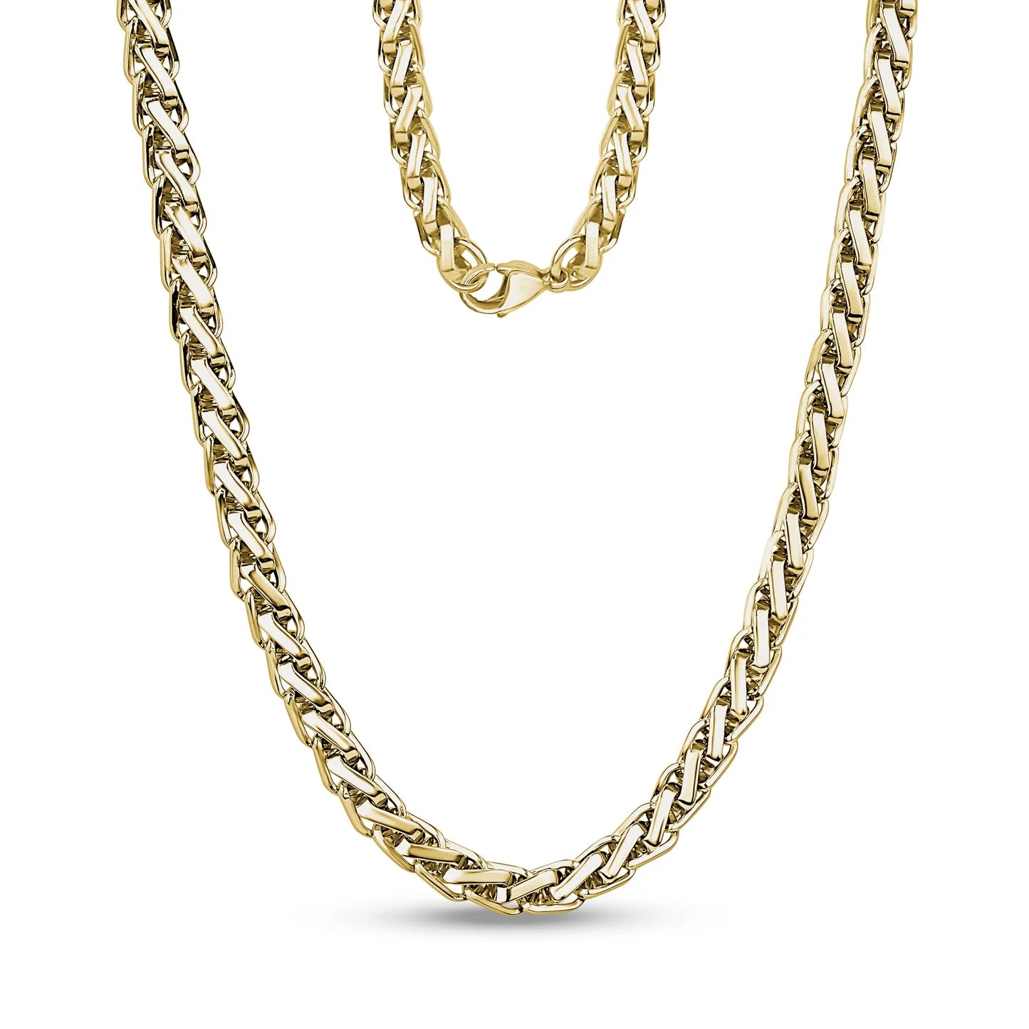 7MM BRAIDED LINK CHAIN