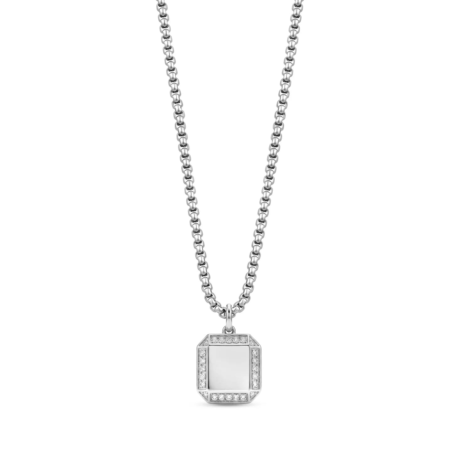 GEOMETRIC SQUARE PENDANT