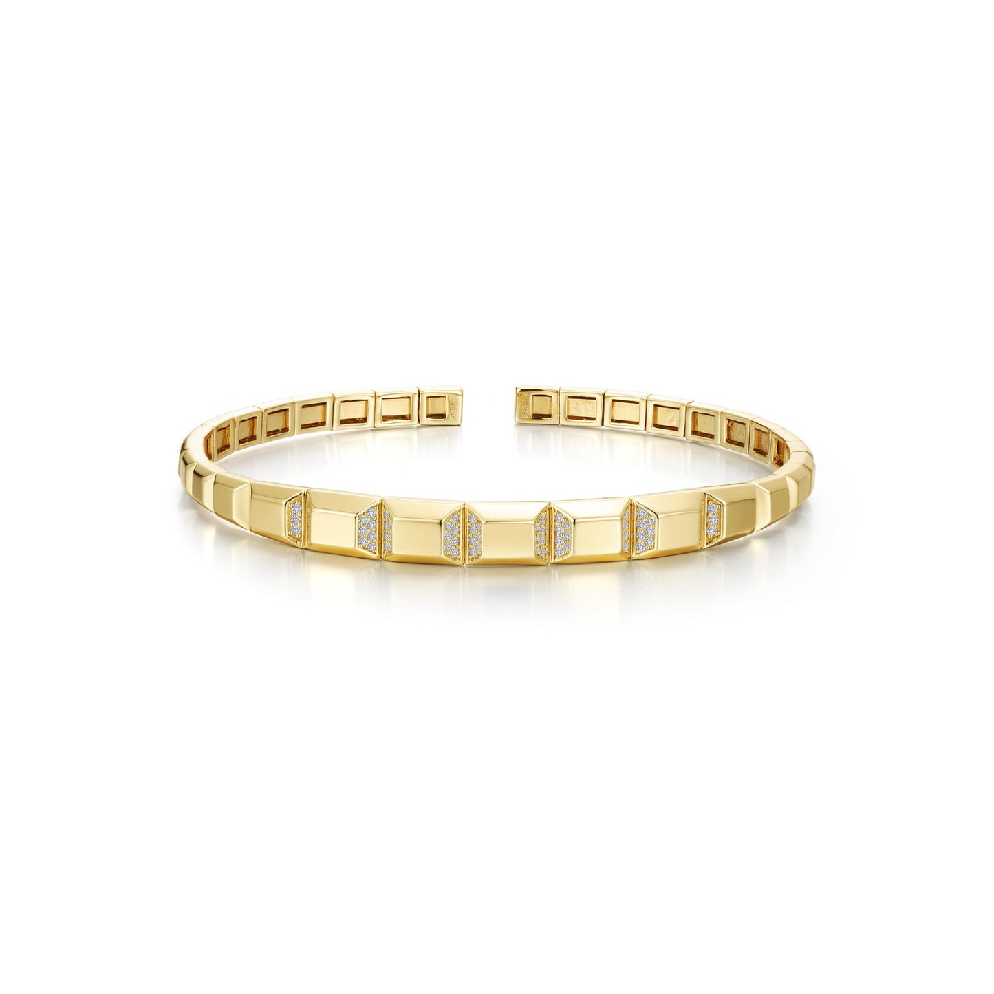 Pyramid Facet Bangle