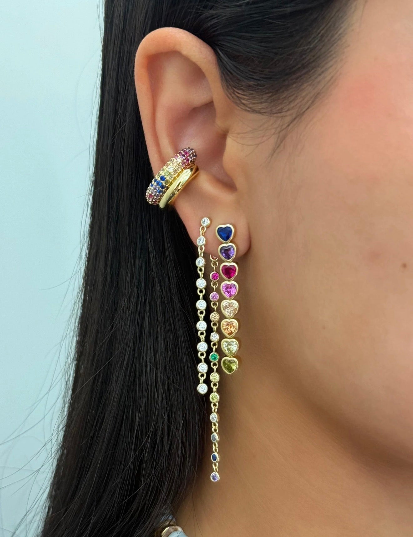 Candy Hearts Drop Earrings