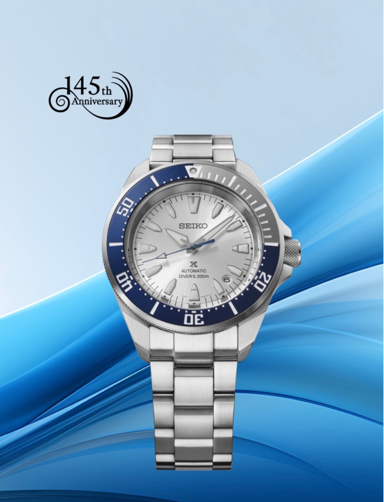 Seiko 145th Anniversary Limited Edition
Limited edition of 9,999 pieces
