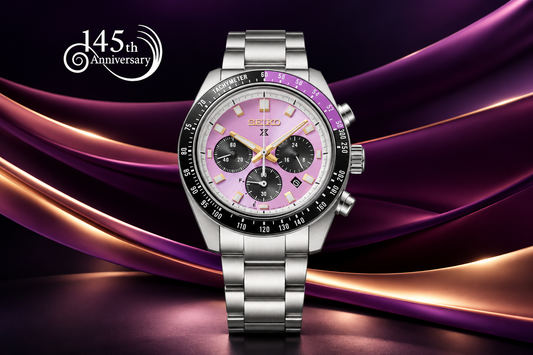 Seiko Prospex Speedtimer 145th Anniversary Limited Edition – Edo Purple Solar Chronograph | Ready to Ship