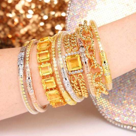 DAHLIA BRACELET - CITRINE