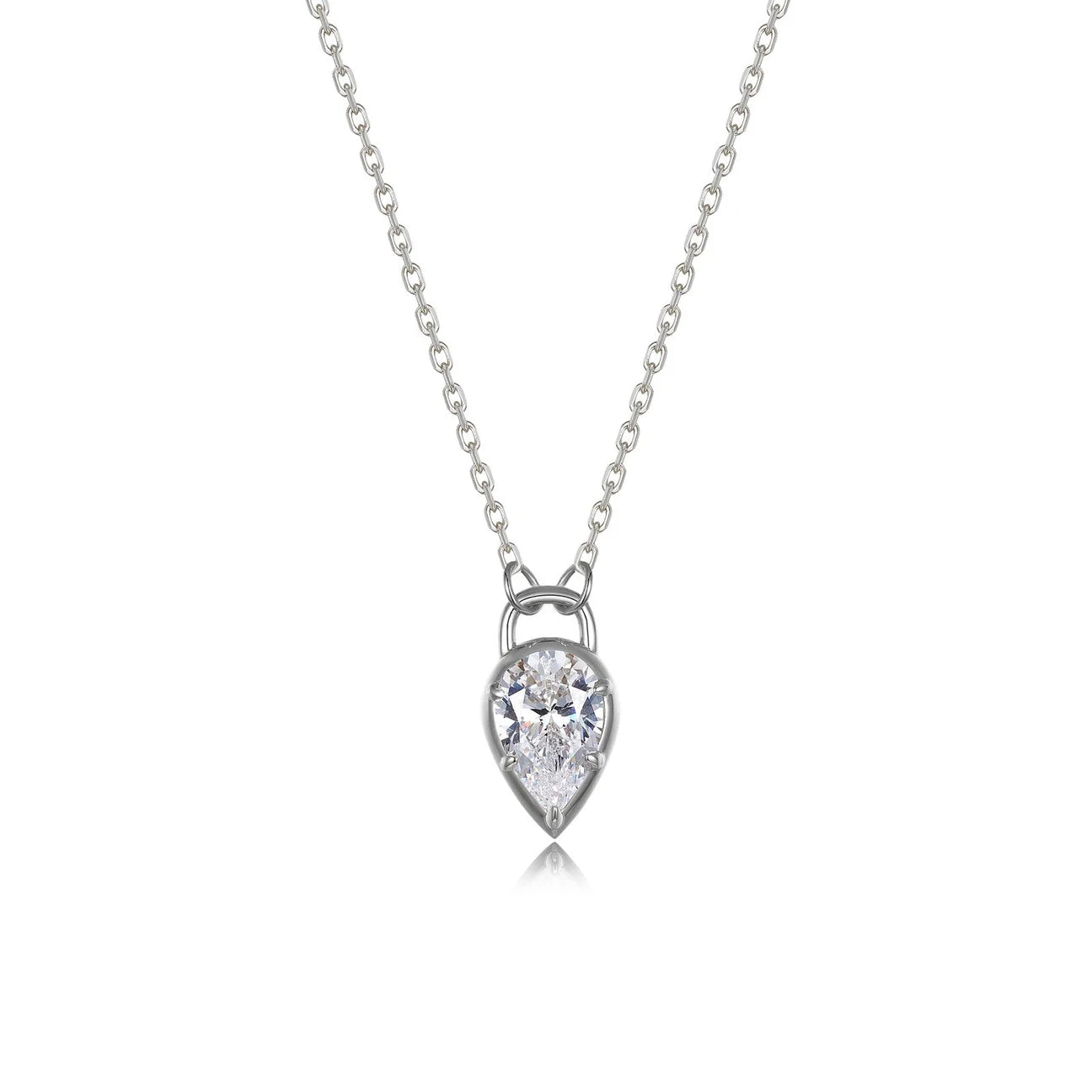 Pear Lock Necklace