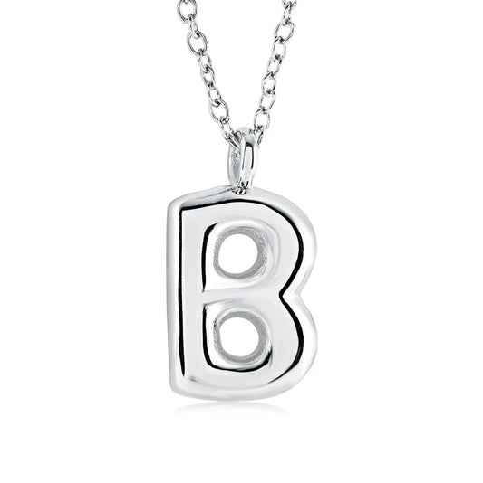 BUBBLE INITIAL NECKLACE