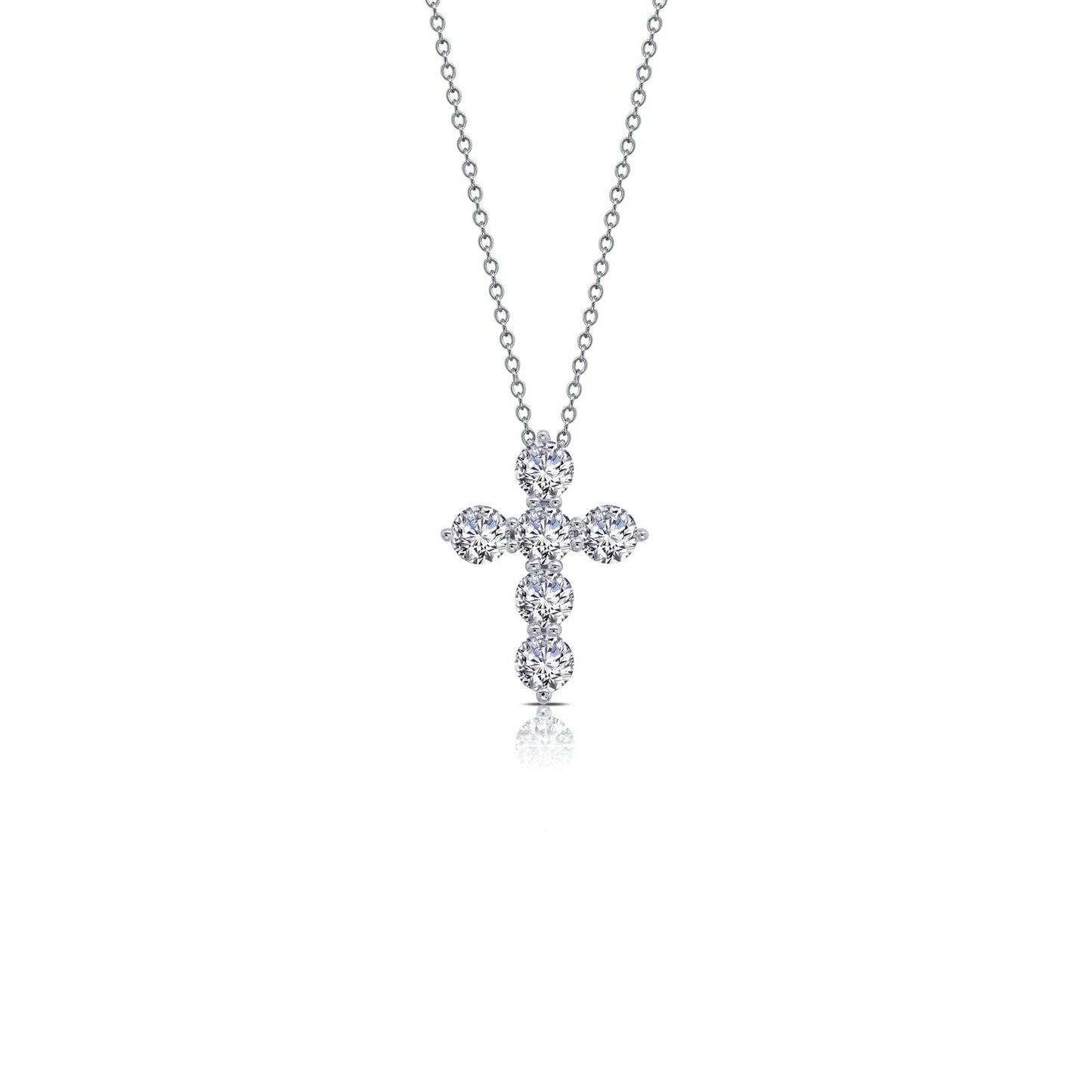 1.02 CTW Cross Pendant Necklace