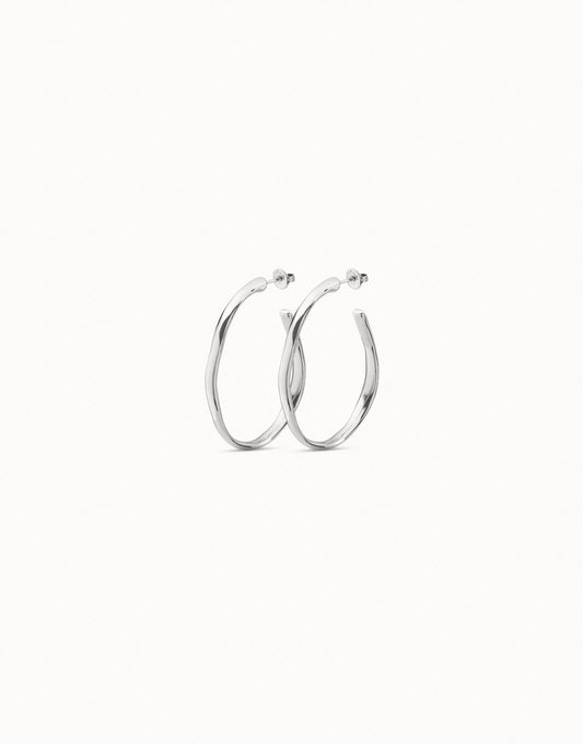 Open hoop earrings