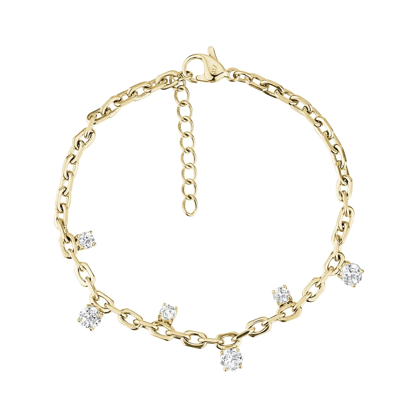 FLOATING STONE CHAIN BRACELET