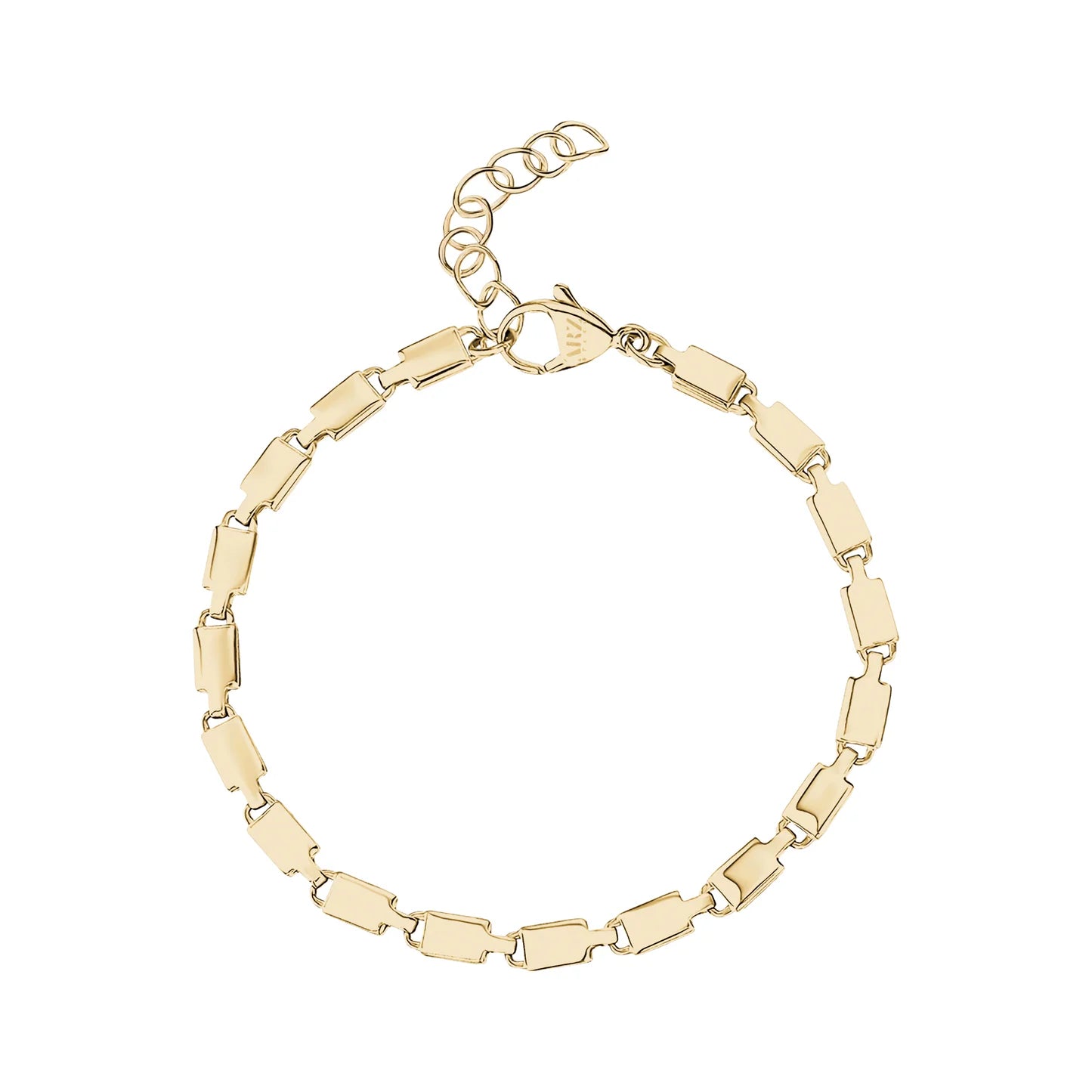 SHINY RECTANGLE LINK BRACELET