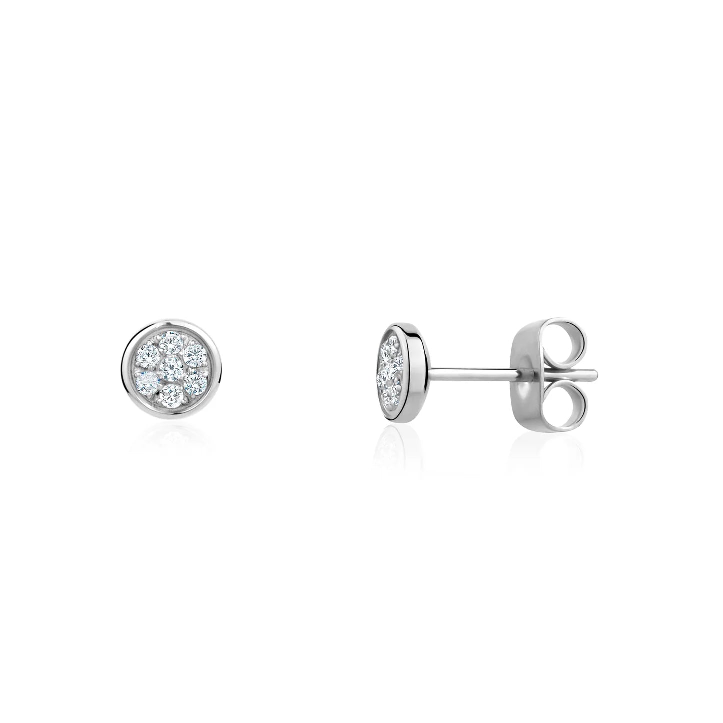 5.5MM ROUND C.Z. SET EARRING 5.5MM ROUND C.Z. SET EARRING