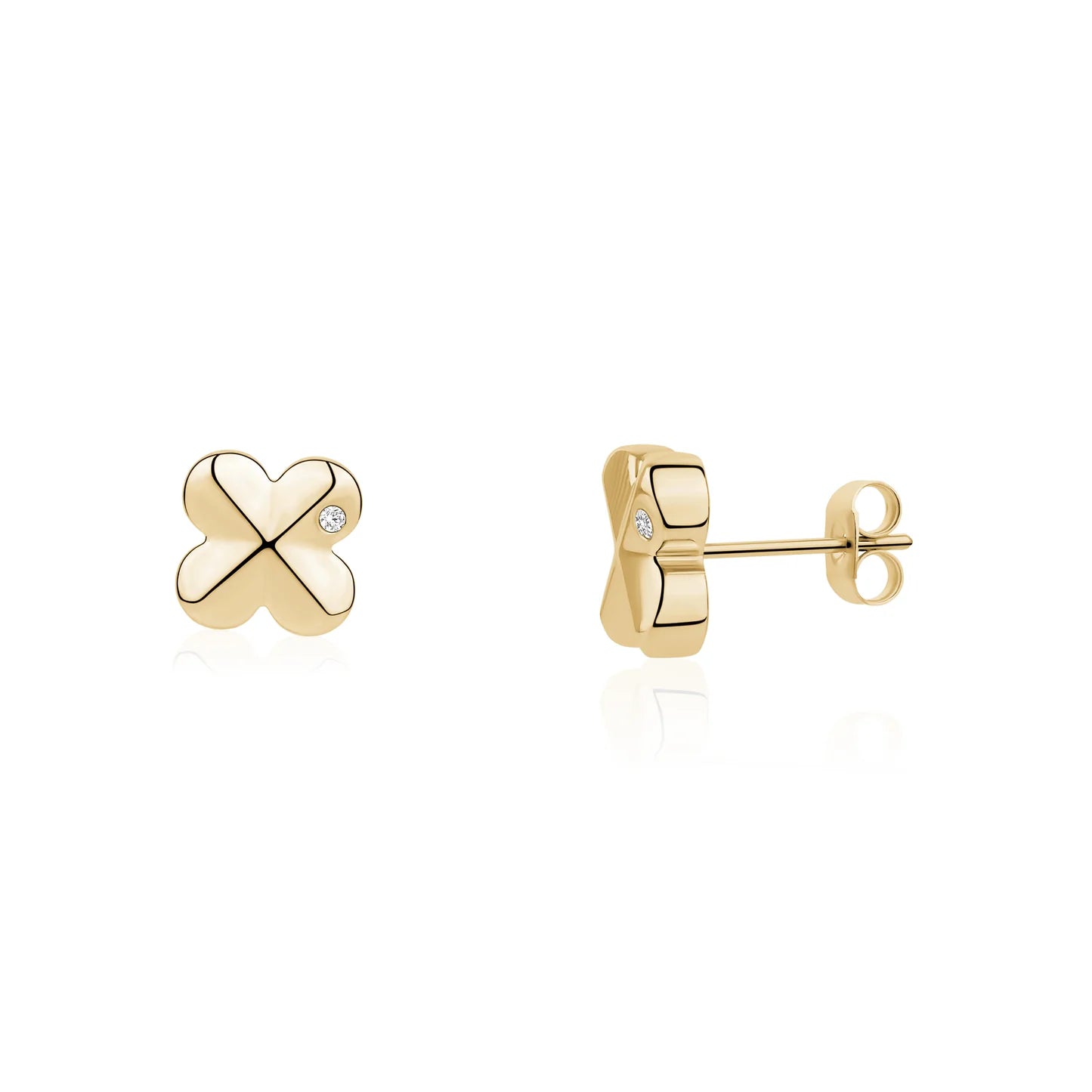 CLOVER STUD EARRINGS