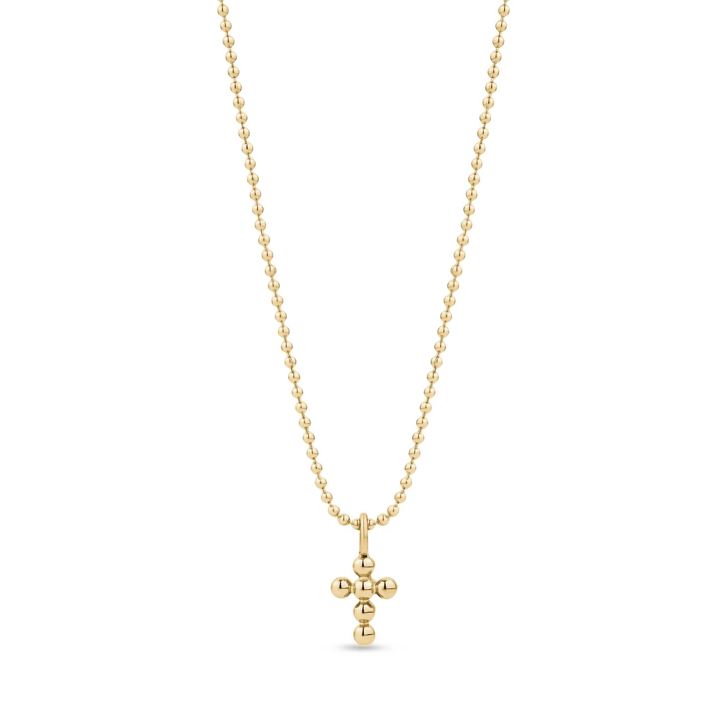 MINI BEAD CROSS NECKLACE