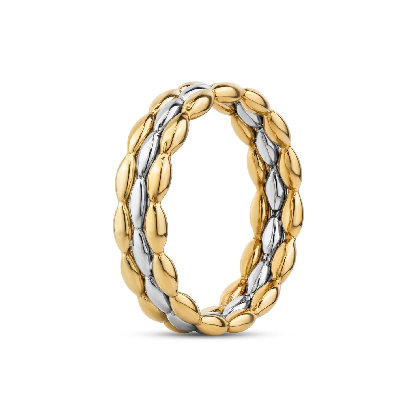 TWO-TONE ETERNAL CHAIN BAND