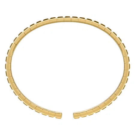 14K Yellow Plain Gold Split Bangle Bracelet