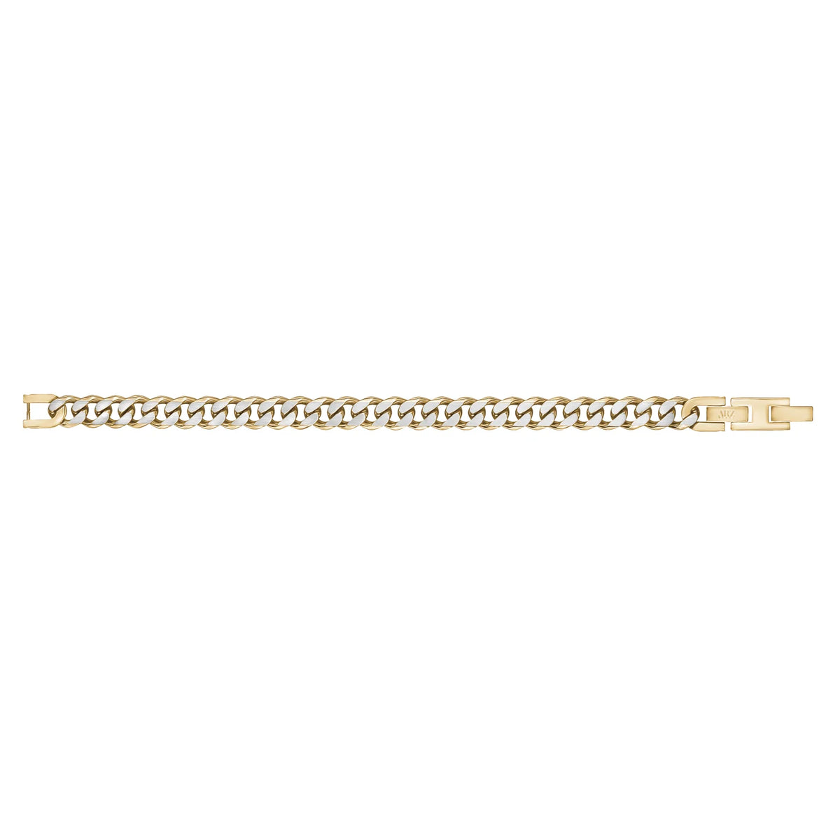 TWO TONE CUBAN LINK BRACELET (8MM)