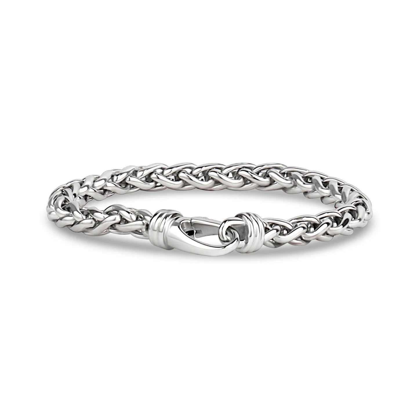 CUSTOM CLASP WHEAT BRACELET (6MM)