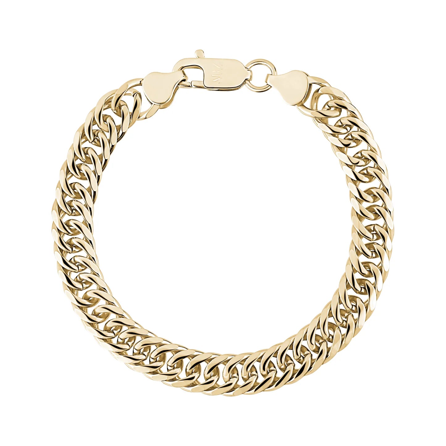 DOUBLE CUBAN LINK BRACELET (8MM)