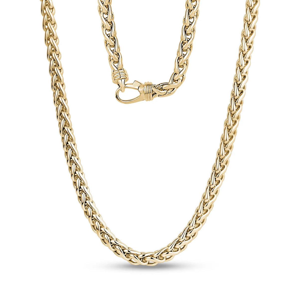 CUSTOM CLASP WHEAT CHAIN (6MM)