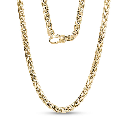 CUSTOM CLASP WHEAT CHAIN (6MM)
