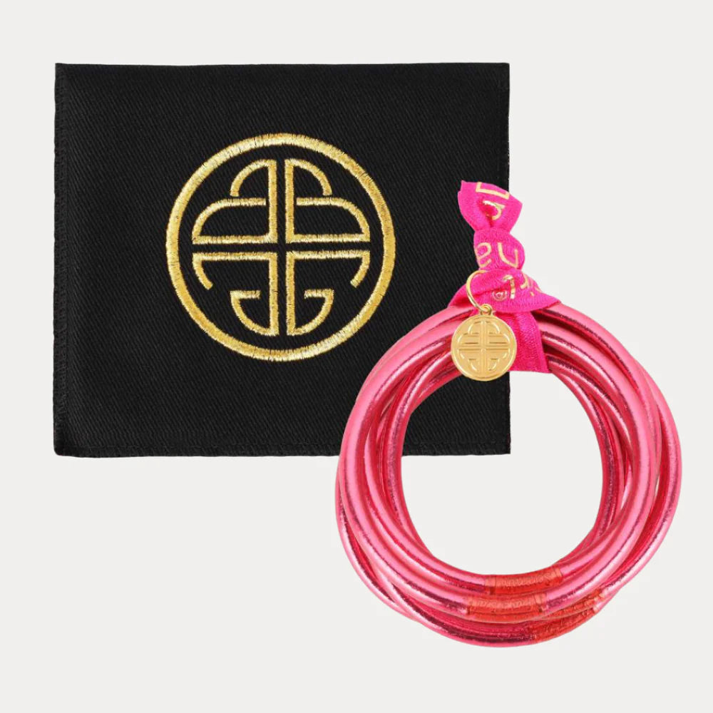 Pink All Weather Bangles® (Set of 6) - Serenity Prayer