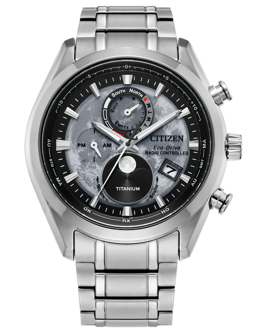 Tsuki-yomi A-T Atomic Timekeeping / Super Titanium™