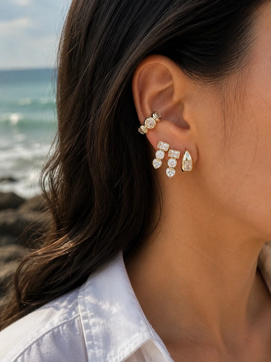 HEARTLINE TRIO STUDS