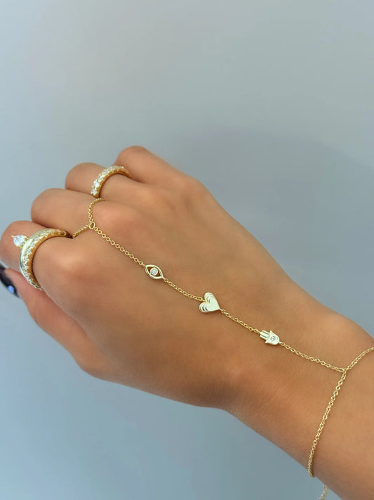 LUCKY AMULET HAND CHAIN