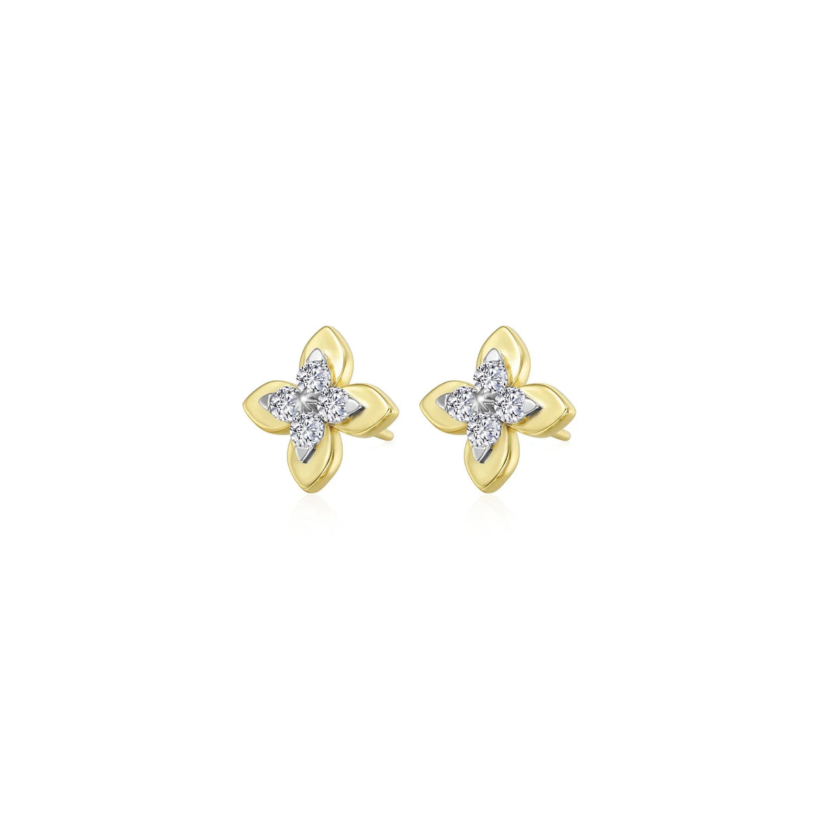 MAGNOLIA BLOSSOM STUD EARRINGS