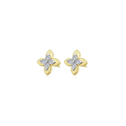 MAGNOLIA BLOSSOM STUD EARRINGS