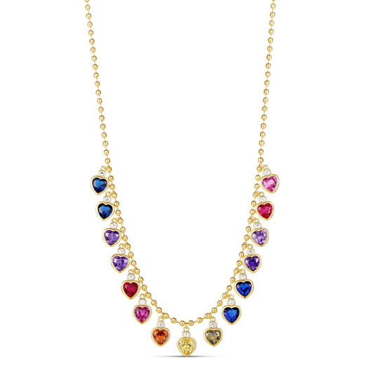 Rainbow Love Necklace