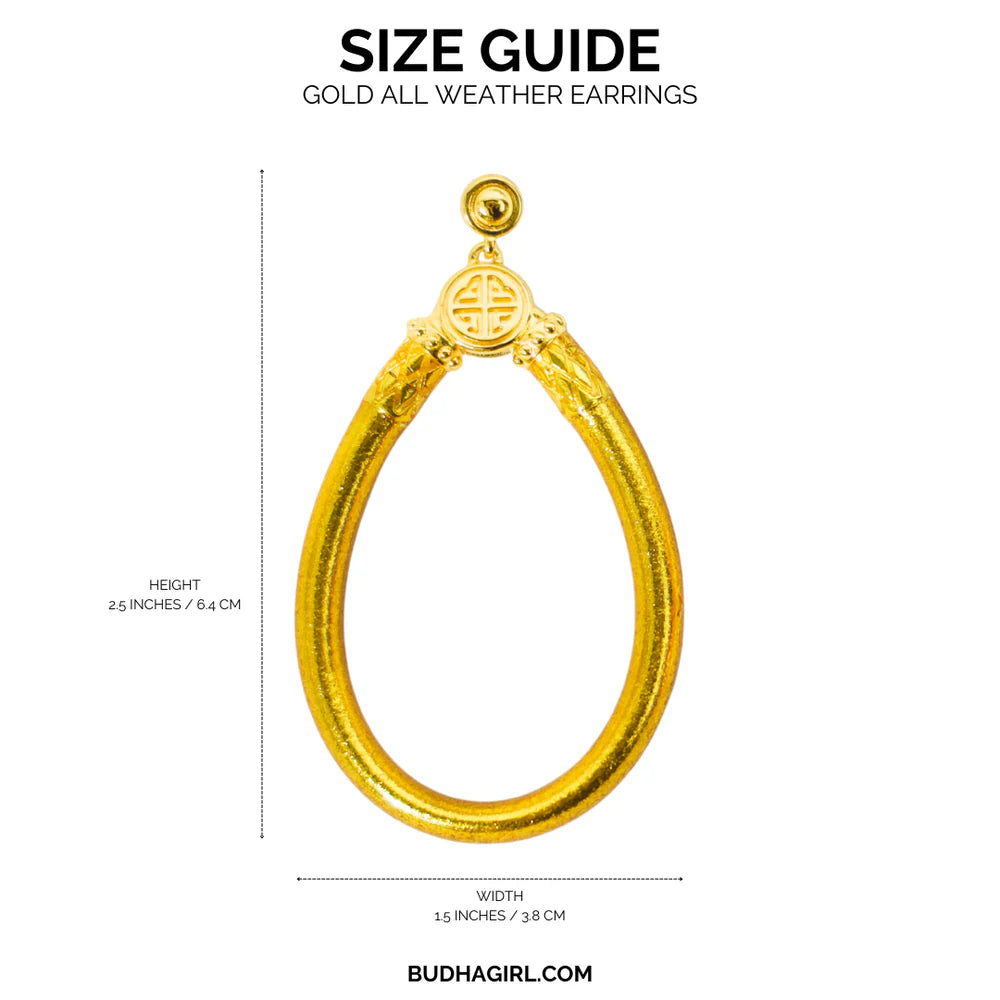 Gold All Weather Earrings