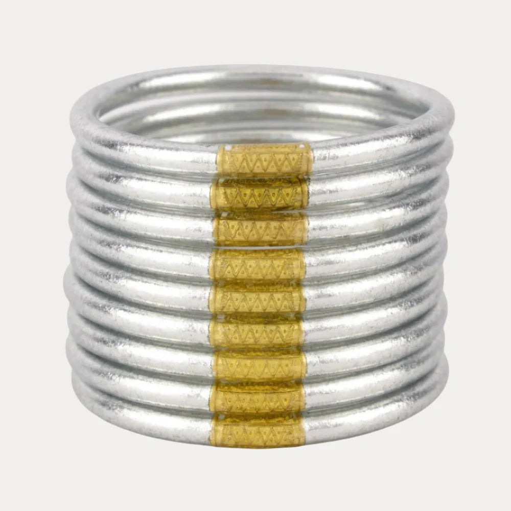 BUDHAGIRL All Weather Bangles® (Set of 9) - Serenity Prayer