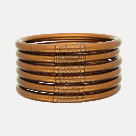 NEW** SADDLE ALL WEATHER BANGLES® (SET OF 6) - SERENITY PRAYER