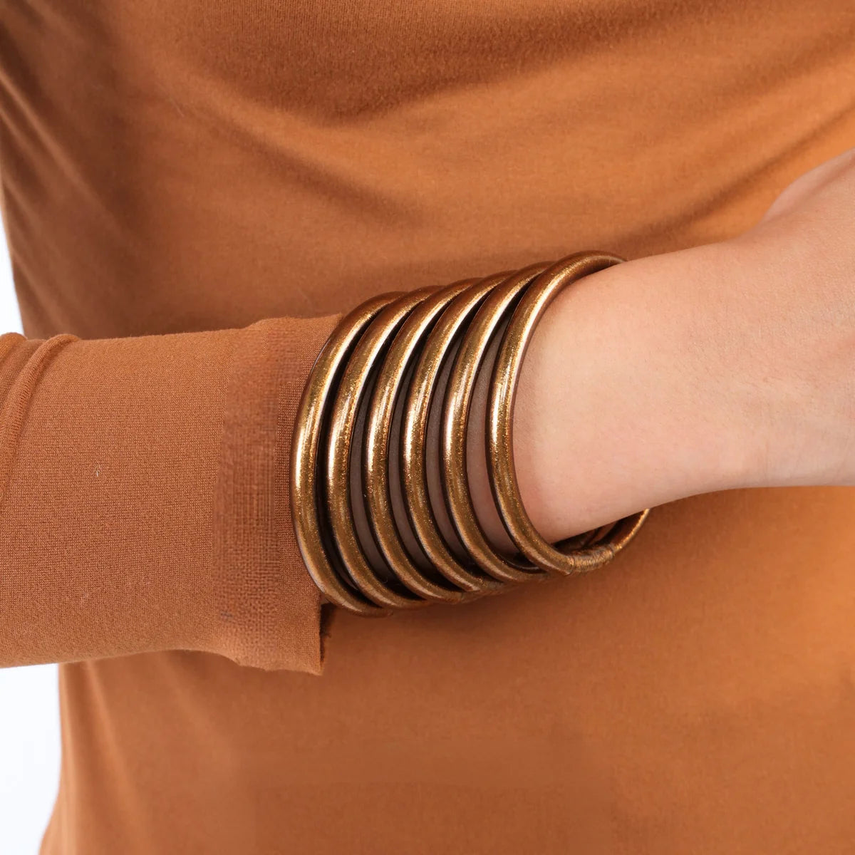 NEW** SADDLE ALL WEATHER BANGLES® (SET OF 6) - SERENITY PRAYER