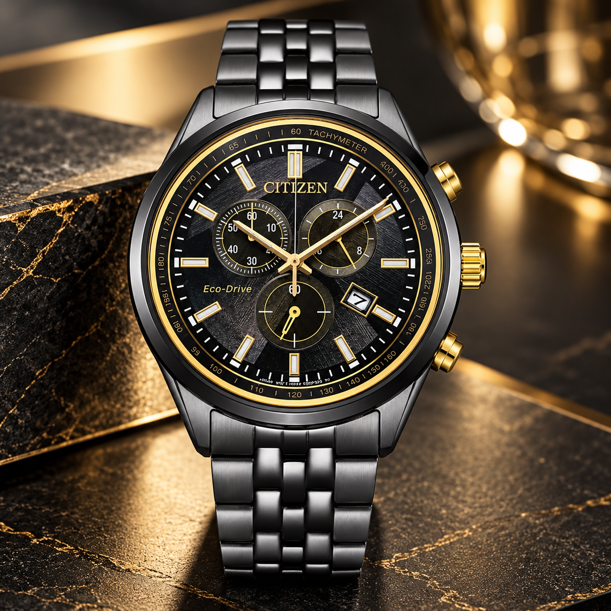 Classic Light in Black Limited Edition Eco-Drive Chronograph