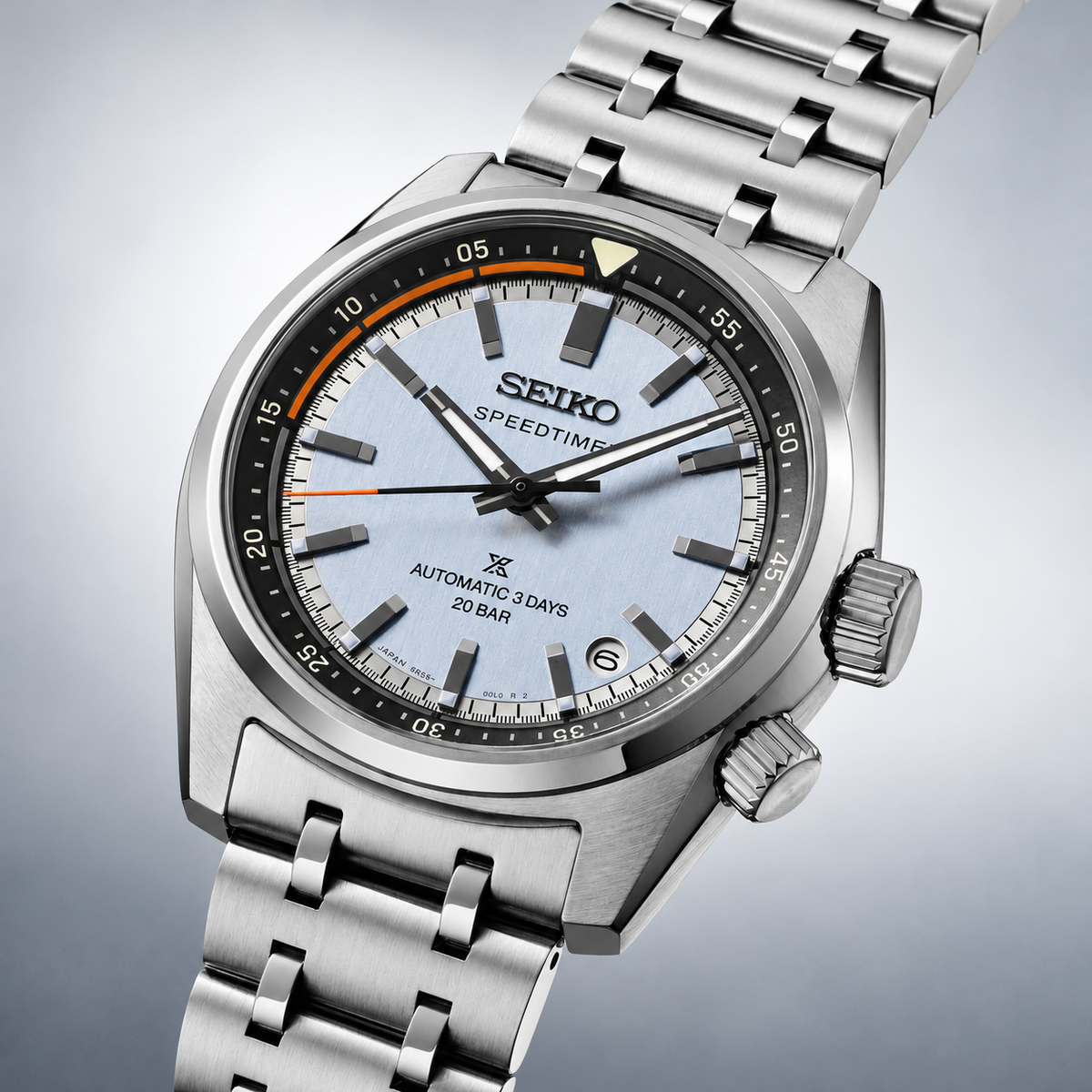 Seiko Prospex Speedtimer | Ice Blue Dial Automatic 3-Day Watch – 39.5mm