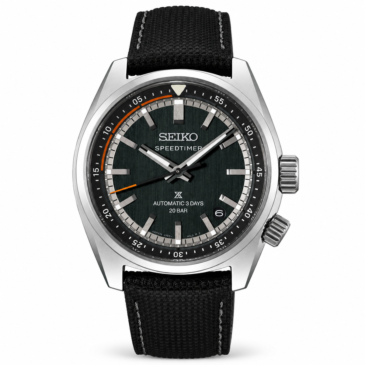 Seiko Prospex Speedtimer | Black Dial Automatic 3-Day Watch – 39.5mm