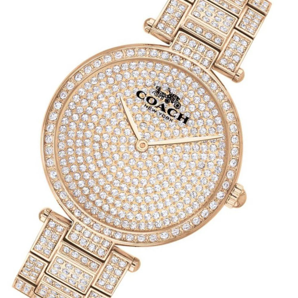 Park Carnation Gold Steel with Crystal