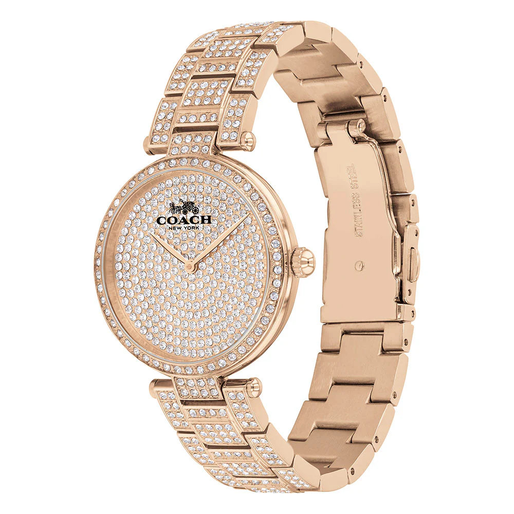 Park Carnation Gold Steel with Crystal