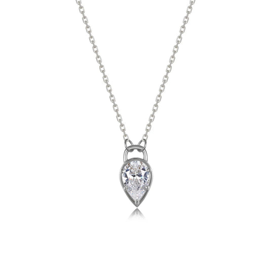 Pear Lock Necklace
