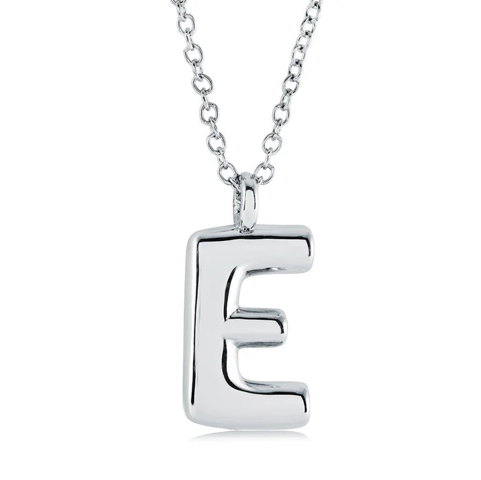 BUBBLE INITIAL NECKLACE