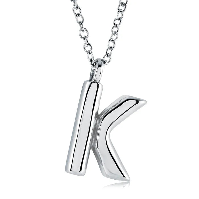 BUBBLE INITIAL NECKLACE
