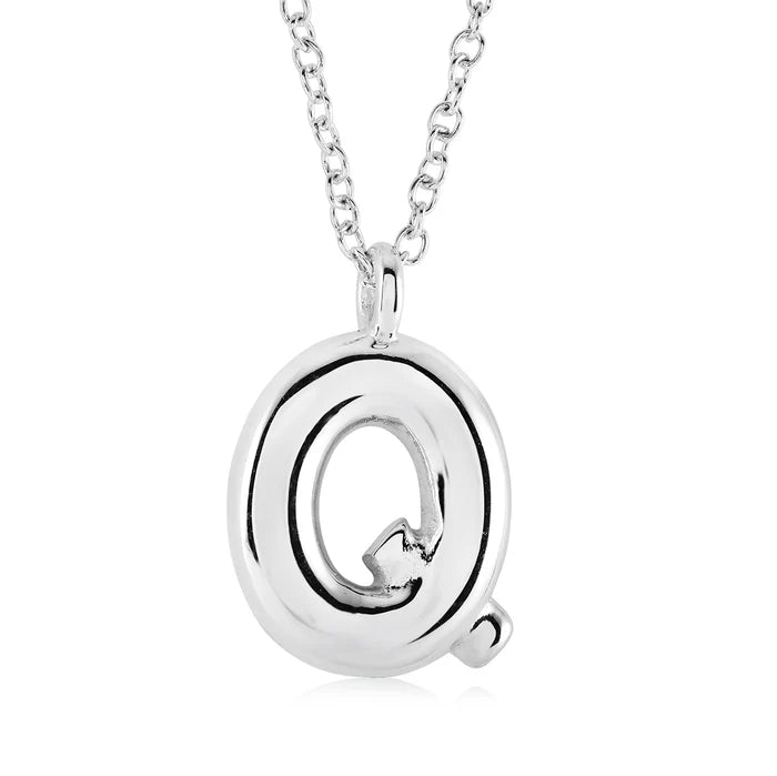 BUBBLE INITIAL NECKLACE
