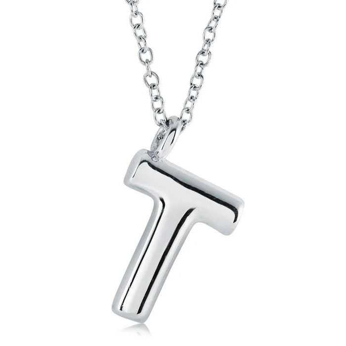 BUBBLE INITIAL NECKLACE
