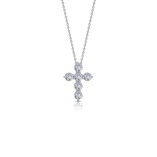1.02 CTW Cross Pendant Necklace