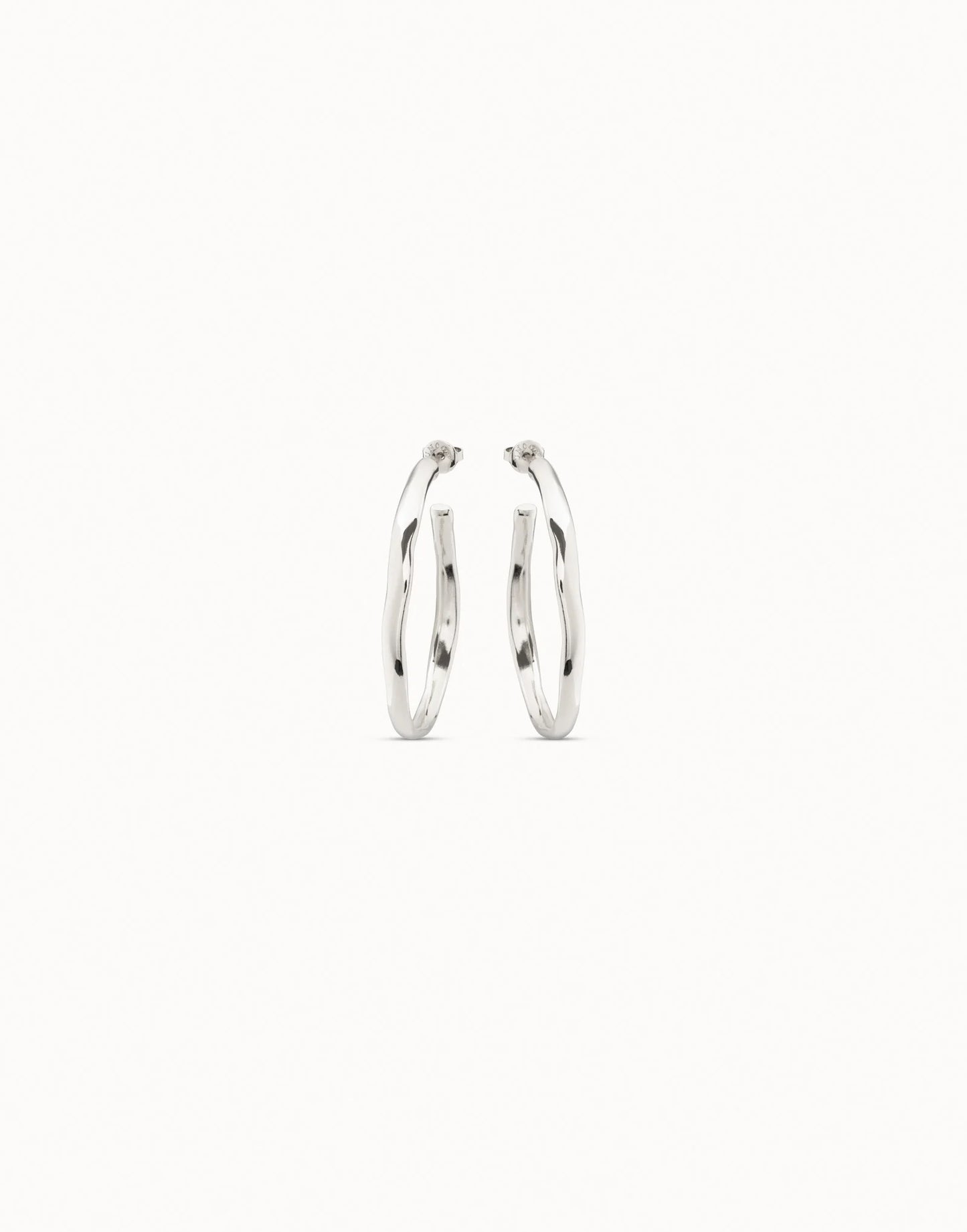 Open hoop earrings