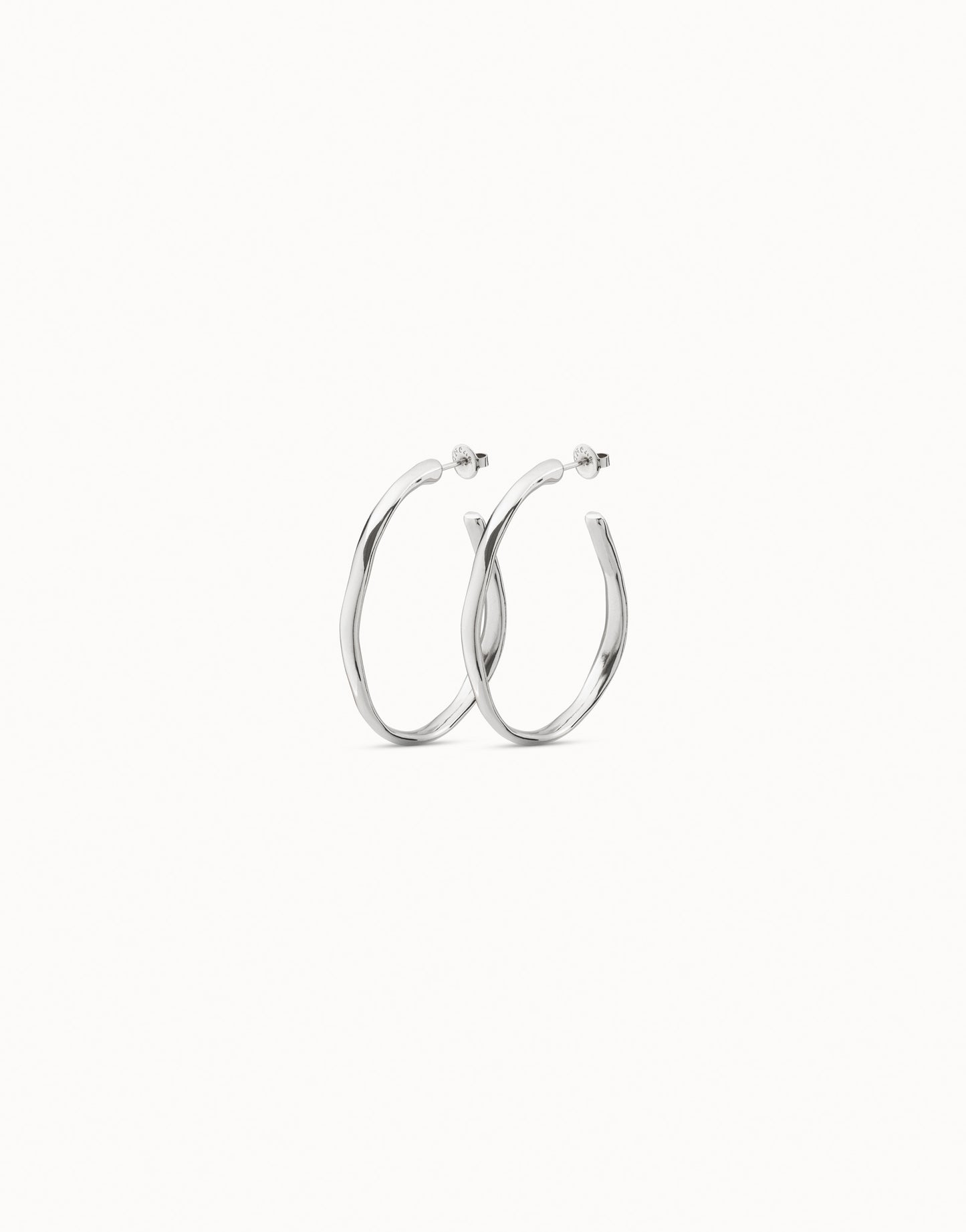 Open hoop earrings